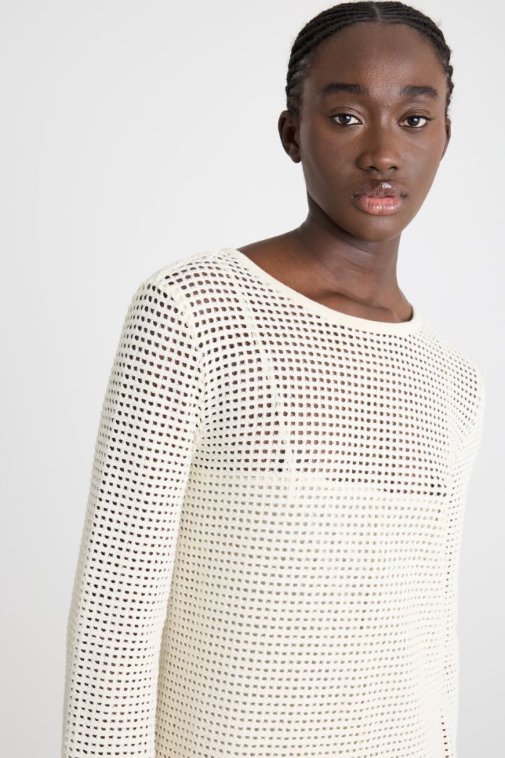 Abito in jersey rete Intrend - 3