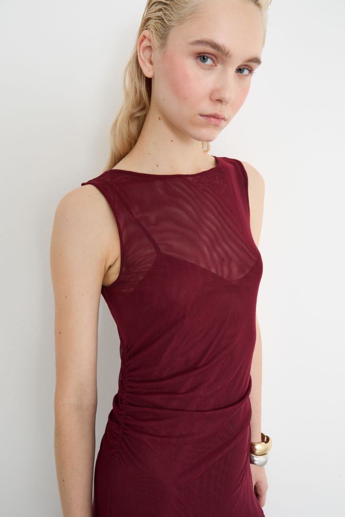 A-line stretch tulle dress Intrend - 3