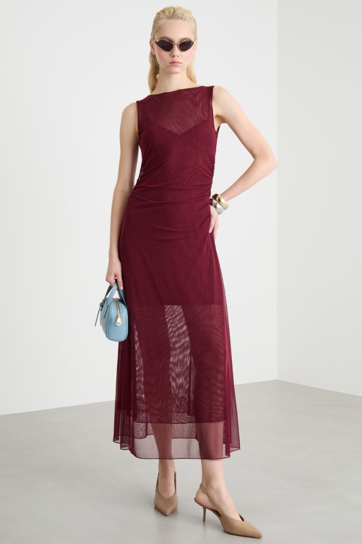 A-line stretch tulle dress Intrend