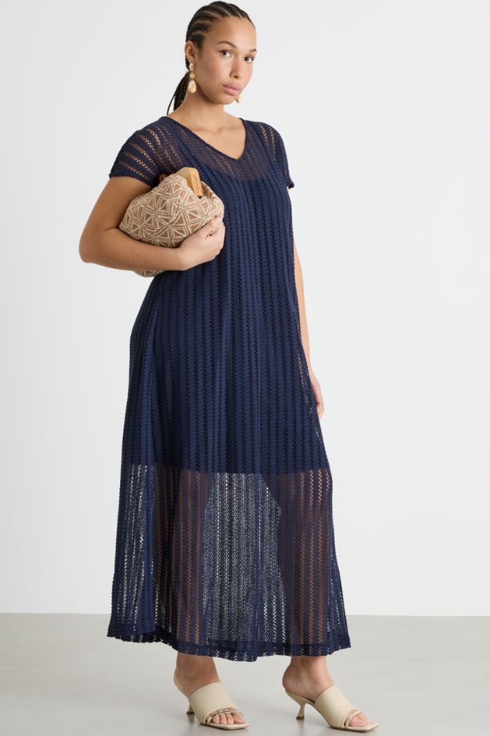 Abito in jersey crochet Intrend