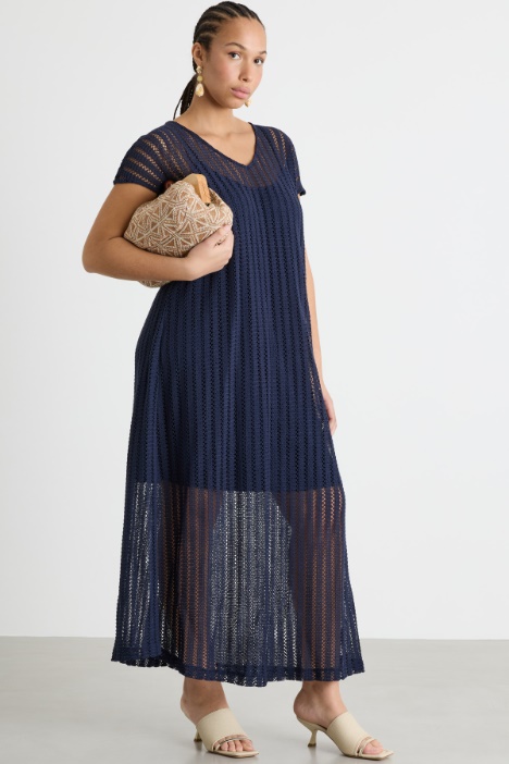 Abito in jersey crochet Intrend