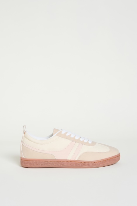 Colour-block jersey trainers Intrend