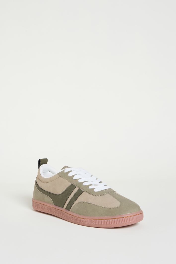 Colour-block jersey trainers Intrend - 2