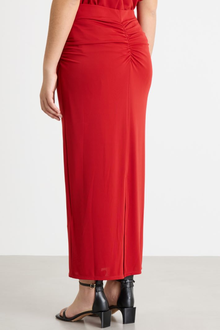 Long jersey pencil skirt Intrend - 4