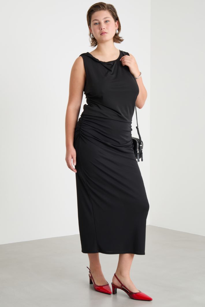 Long jersey pencil skirt Intrend