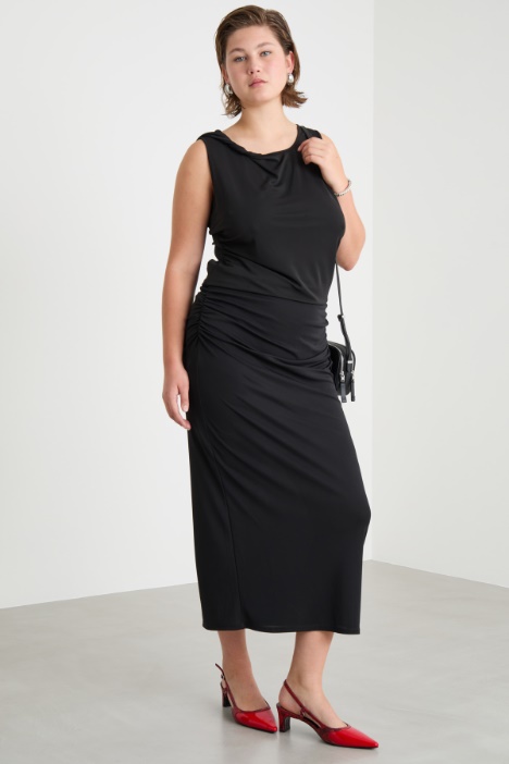 Long jersey pencil skirt Intrend