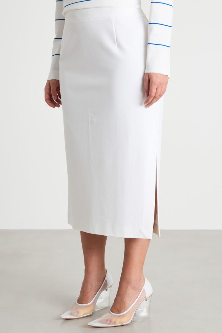 Pencil skirt with slit Intrend - 2