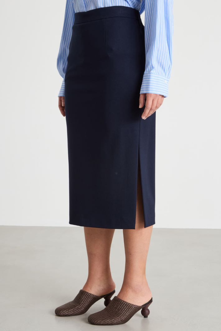 Pencil skirt with slit Intrend - 2