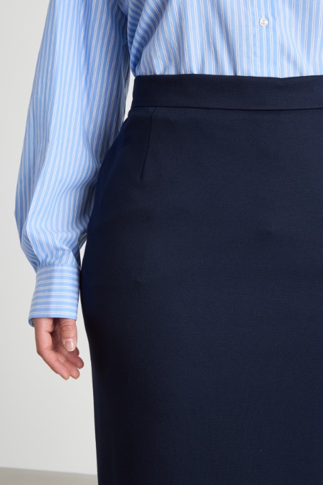 Gonna a tubino con spacco