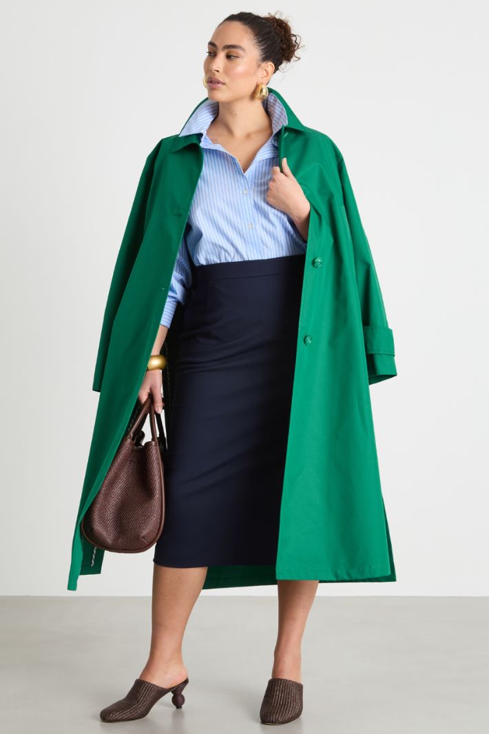 Pencil skirt with slit Intrend