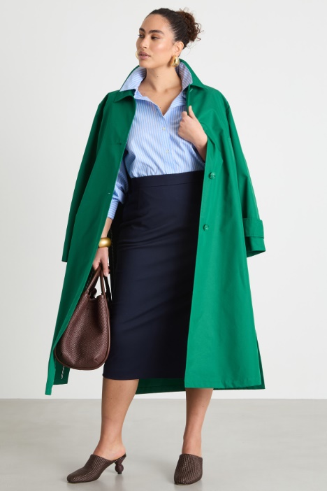 Pencil skirt with slit Intrend