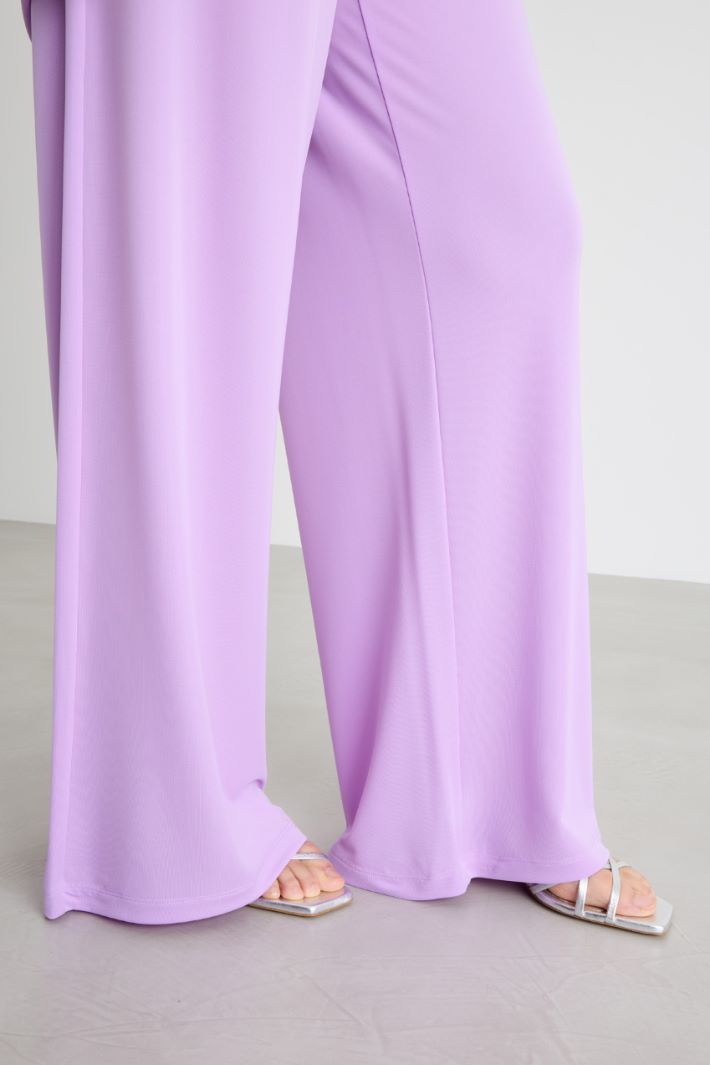 Wide-leg jersey trousers Intrend - 3