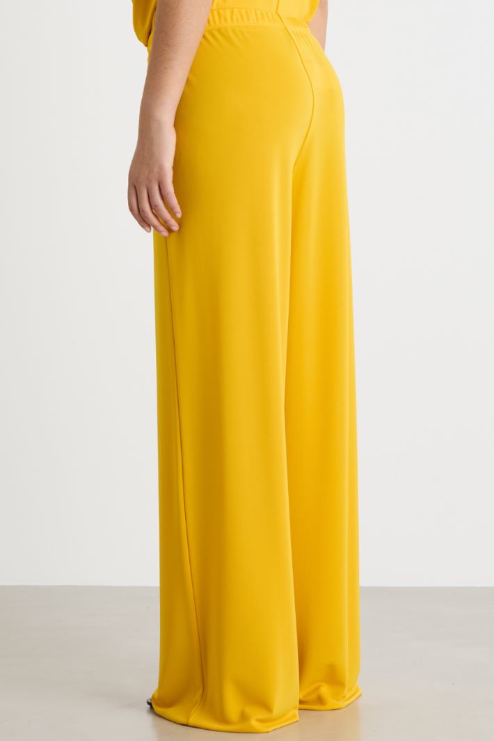 Wide-leg jersey trousers Intrend - 4