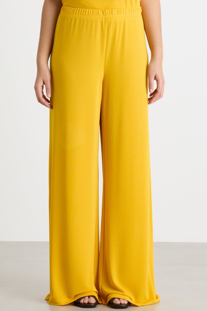 Wide-leg jersey trousers Intrend - 2