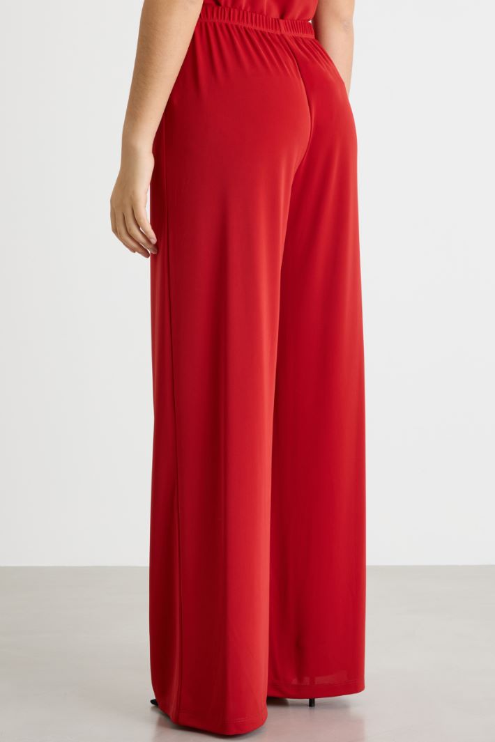 Wide-leg jersey trousers Intrend - 4