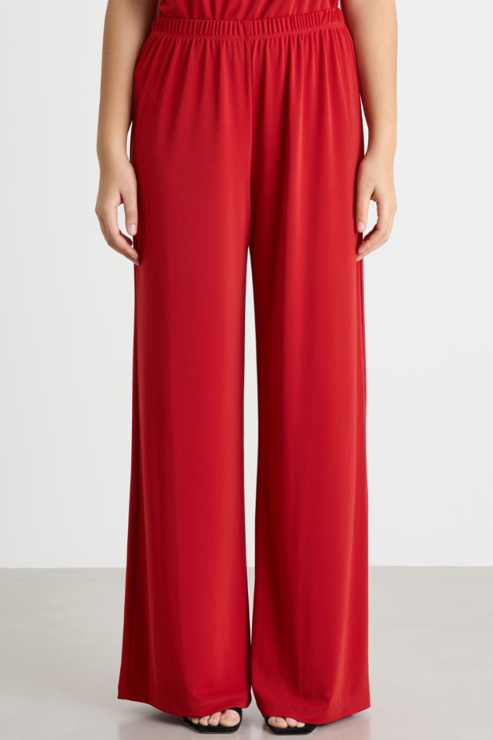 Wide-leg jersey trousers Intrend - 2