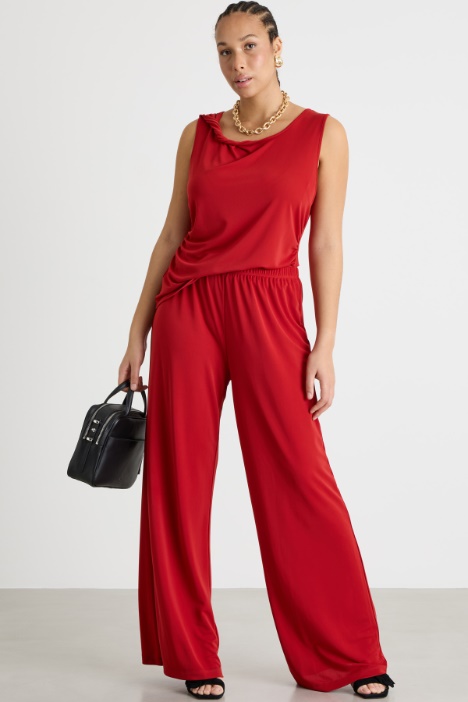Wide-leg jersey trousers Intrend