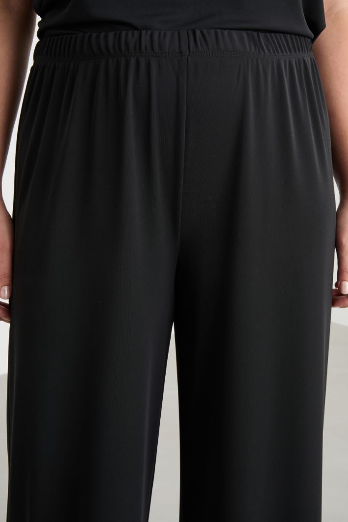 Wide-leg jersey trousers Intrend - 3