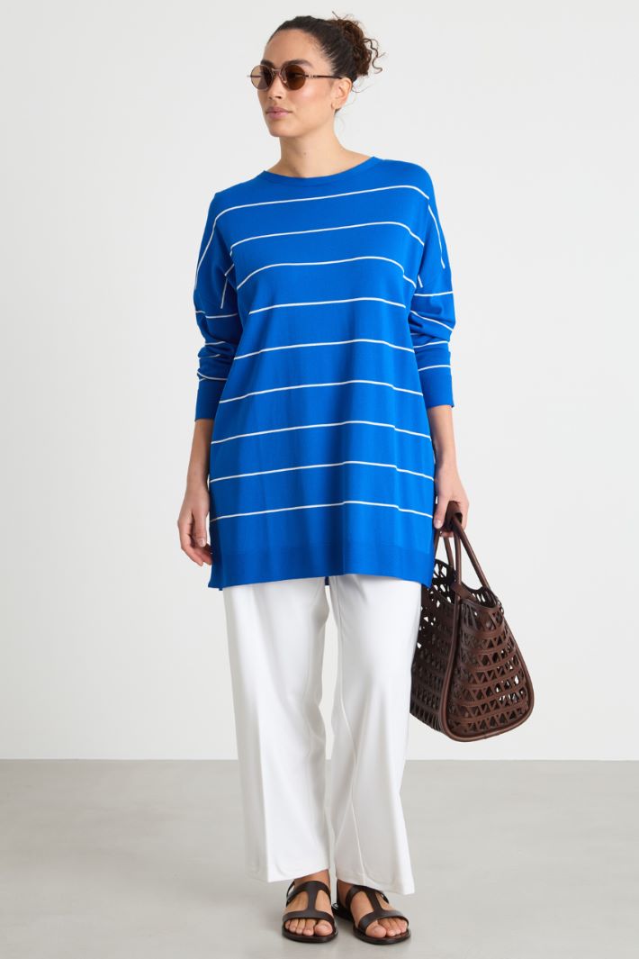 Cropped jersey trousers Intrend