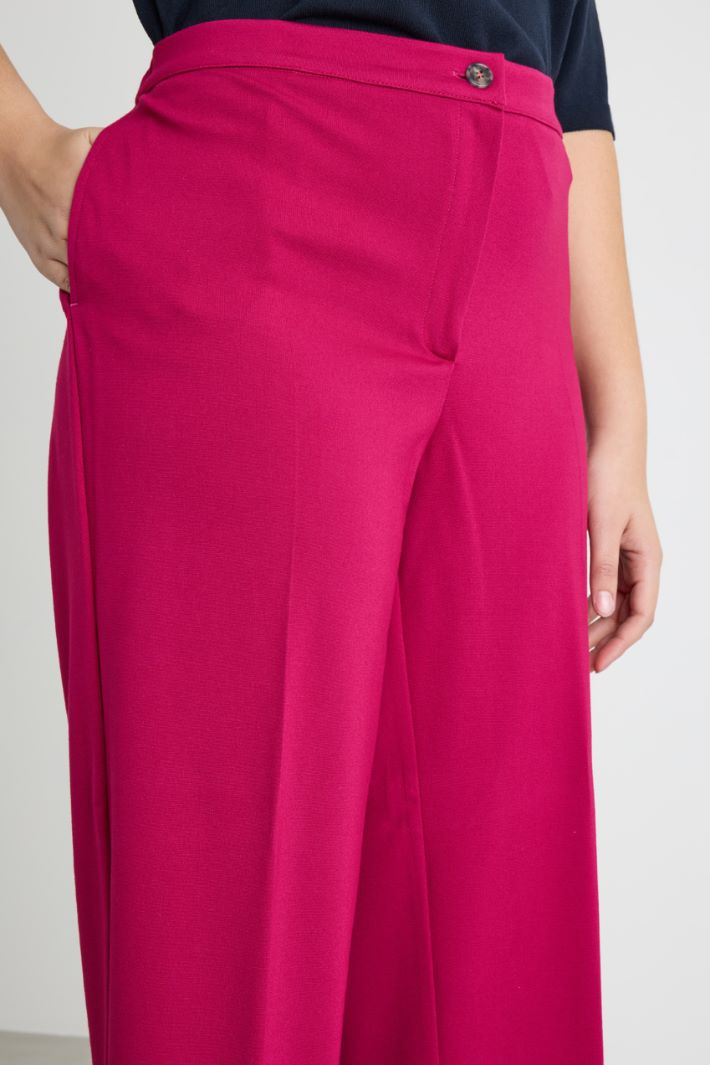 Pantalone cropped in jersey Intrend - 3