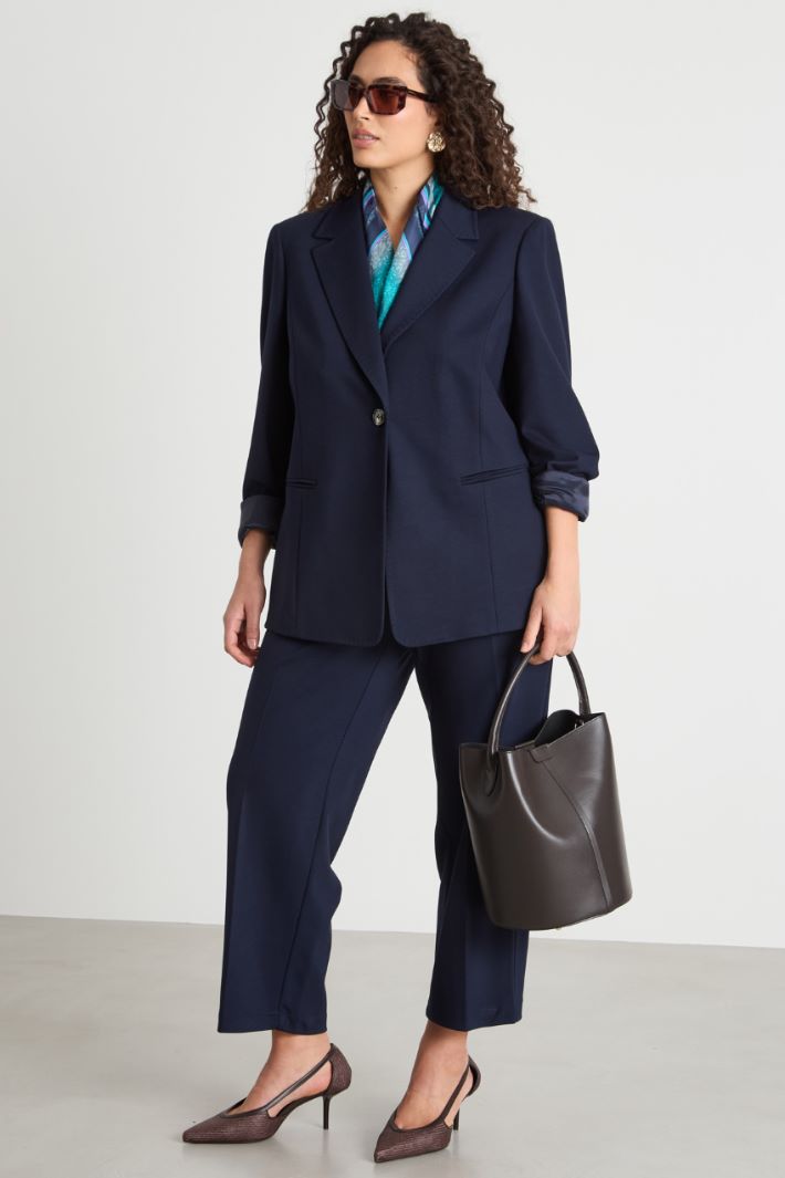 Cropped jersey trousers Intrend