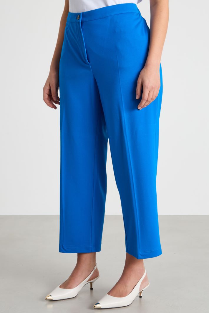Cropped jersey trousers Intrend - 2