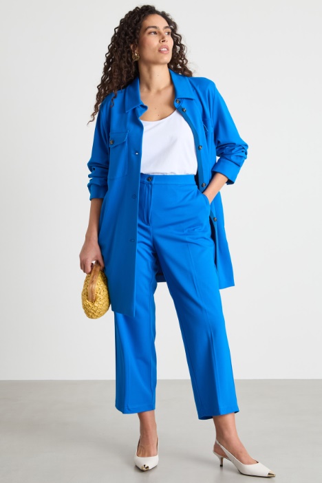 Cropped jersey trousers Intrend