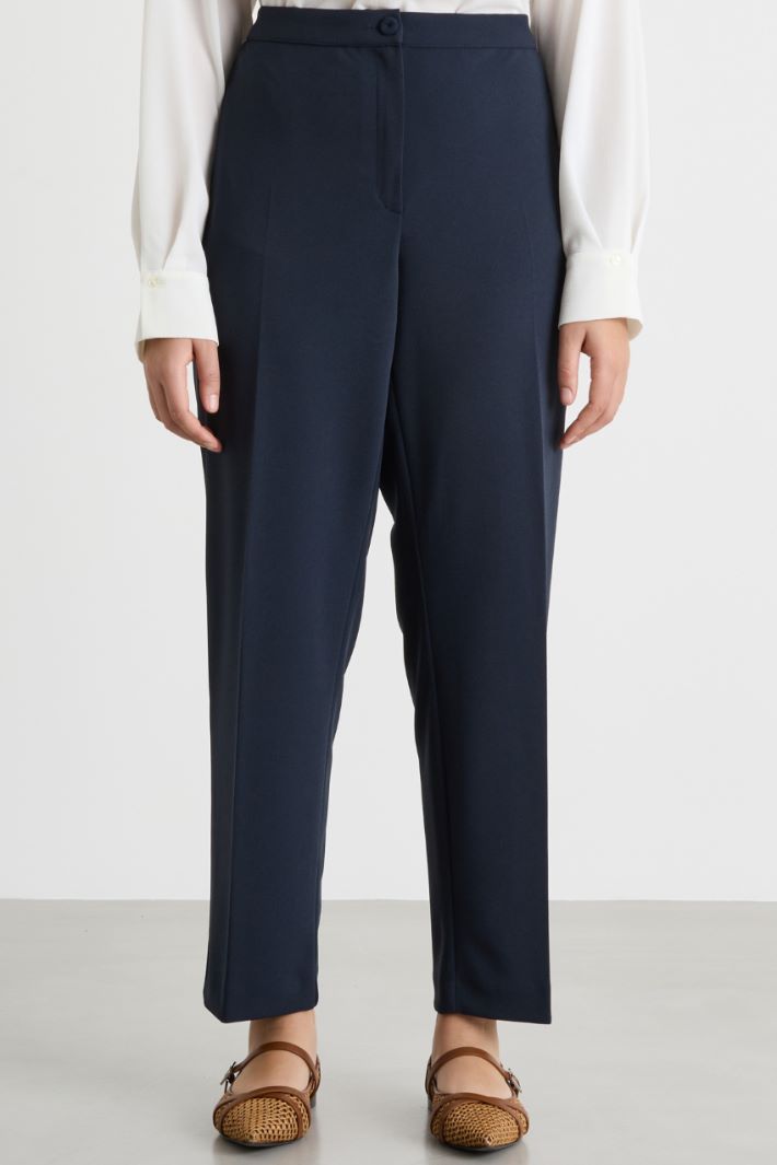 Pantalone slim in jersey stretch Intrend - 2