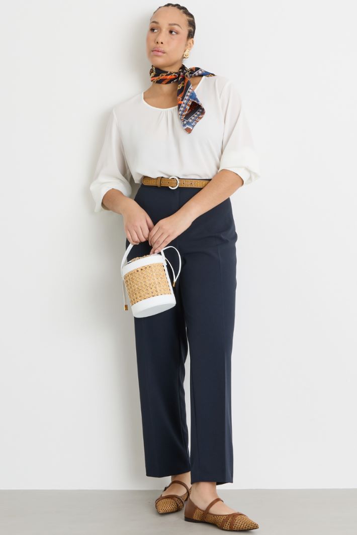 Pantalone slim in jersey stretch Intrend