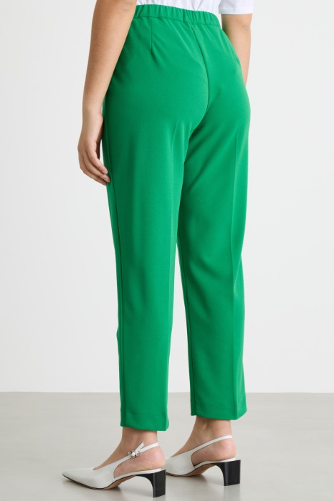 Pantalone slim in jersey stretch