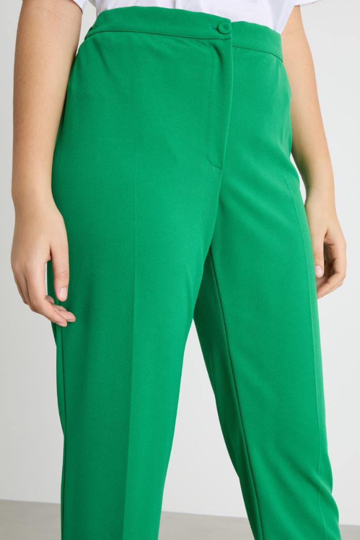 Pantalone slim in jersey stretch Intrend - 3