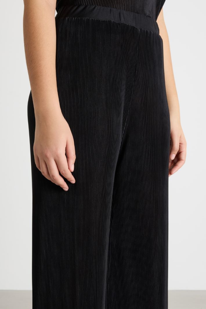 Pantaloni in jersey plissé Intrend - 3