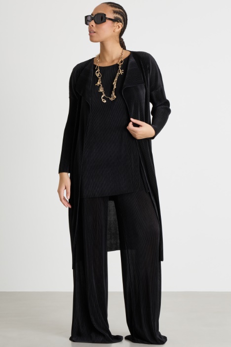 Pantaloni in jersey plissé Intrend