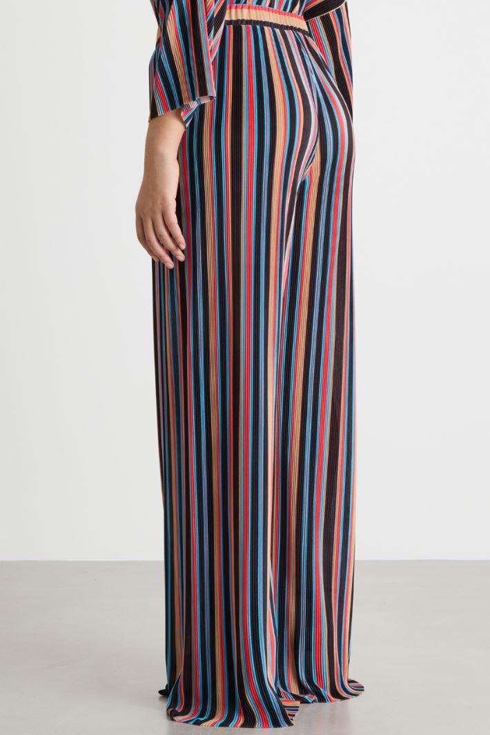 Pantaloni in jersey plissé Intrend - 4