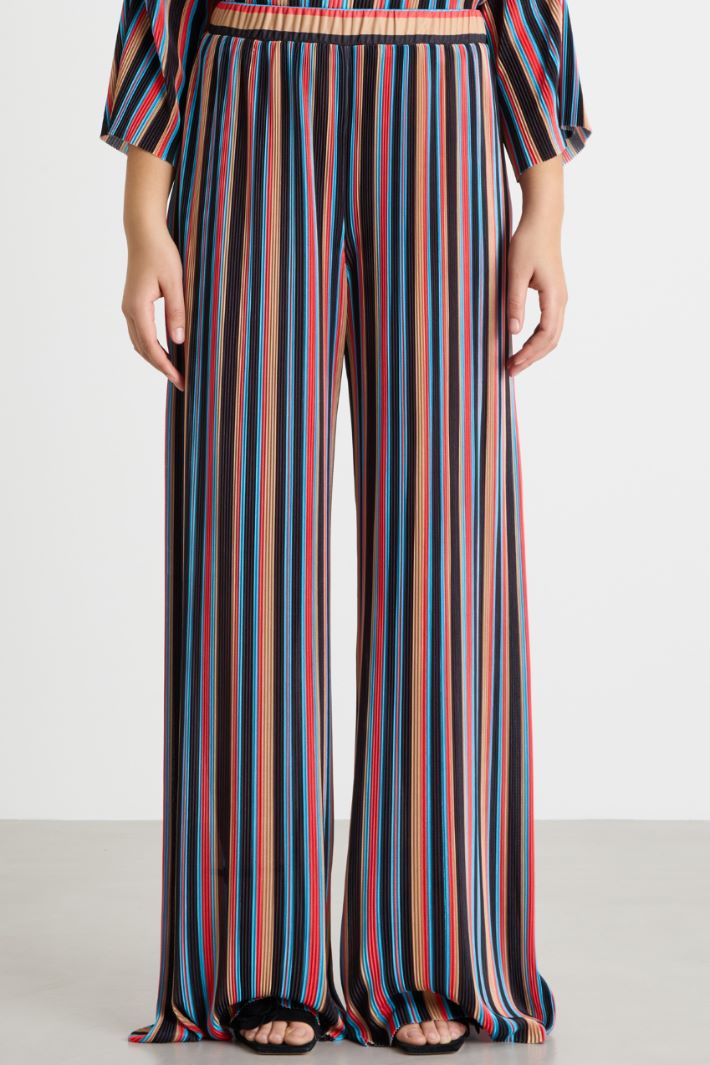 Pantaloni in jersey plissé Intrend - 2