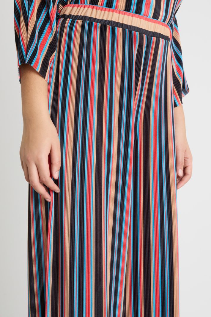 Pantaloni in jersey plissé Intrend - 3