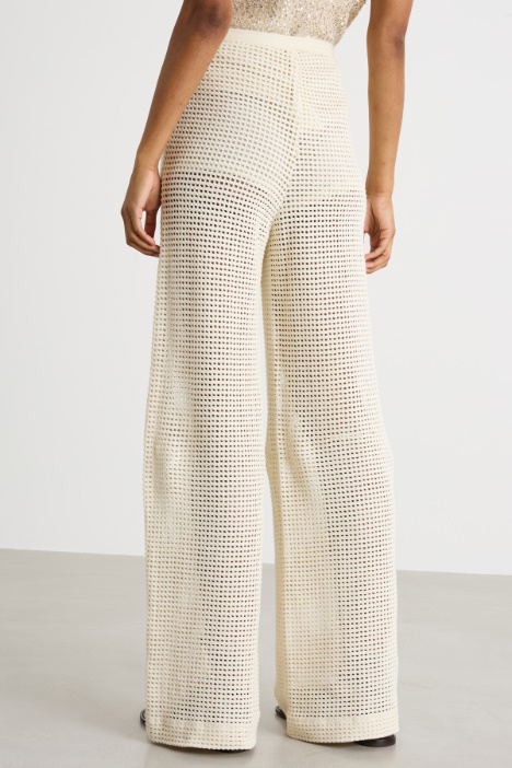 Pantalone in jersey di rete