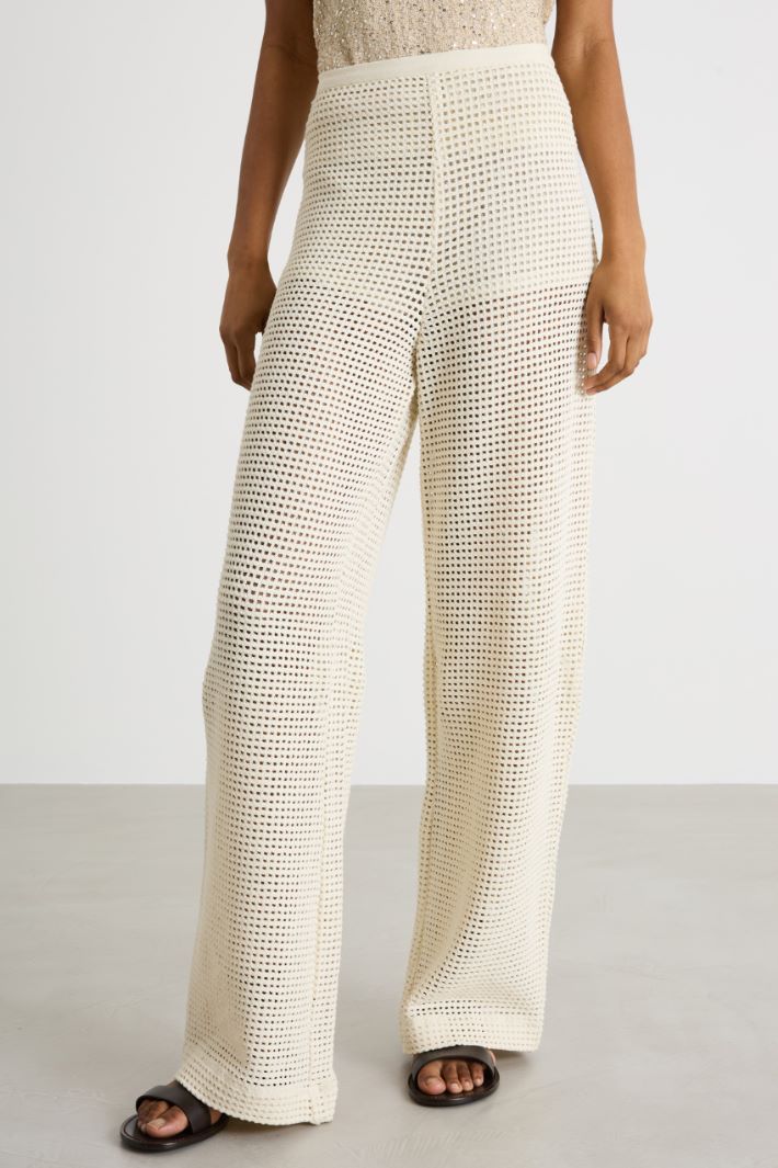 Pantalone in jersey di rete Intrend - 2