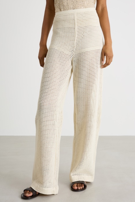 Pantalone in jersey di rete