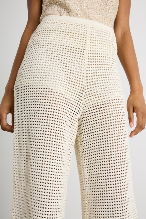 Pantalone in jersey di rete