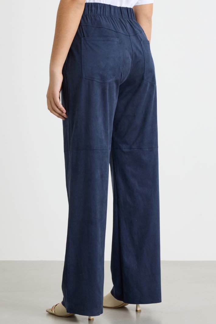 Pantaloni in jersey dal finish vellutato Intrend - 4