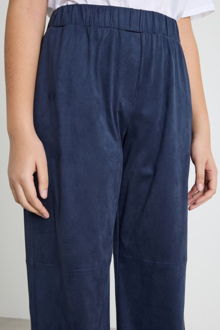 Pantaloni in jersey dal finish vellutato Intrend - 3