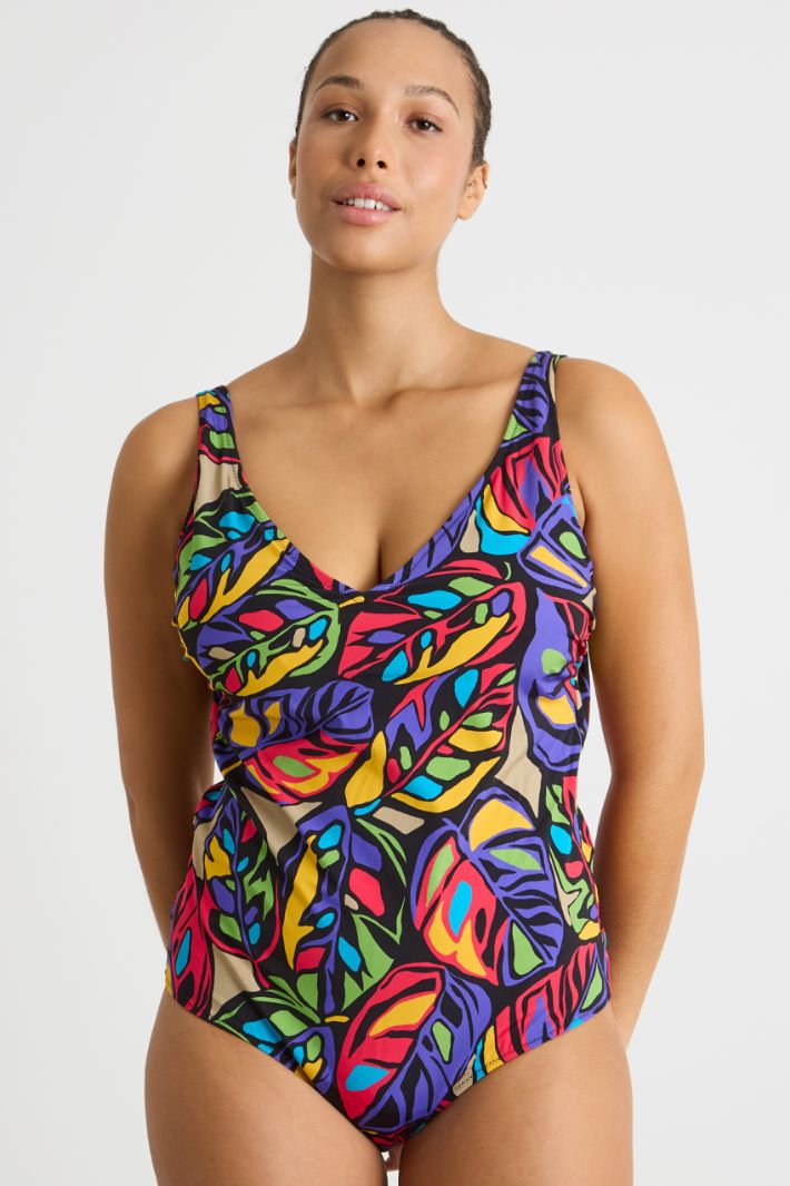 Printed one-piece swimsuit Intrend - 2