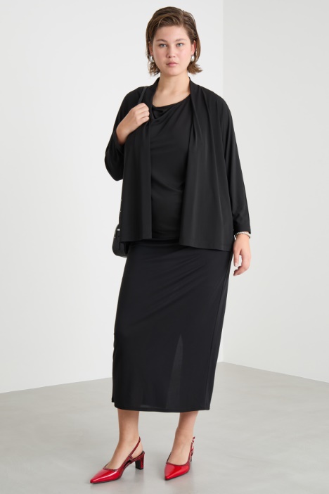 Open-front jersey jacket Intrend