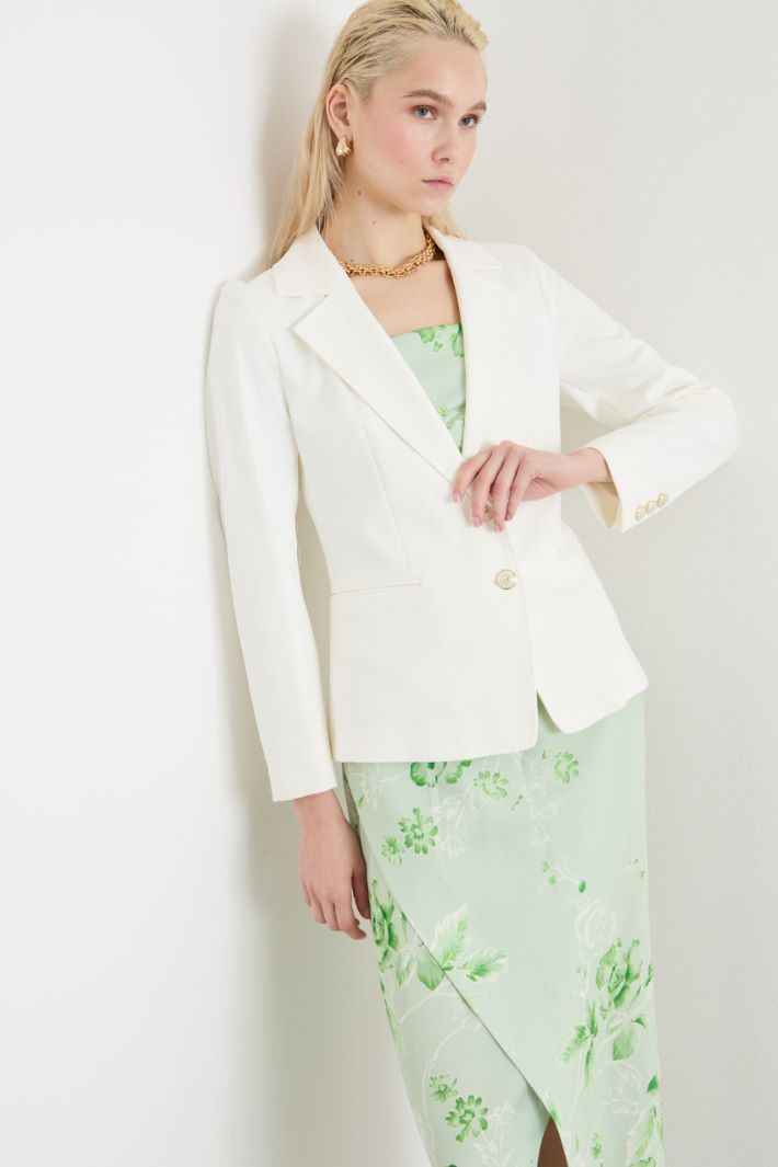 Slim-fit jersey blazer Intrend - 2