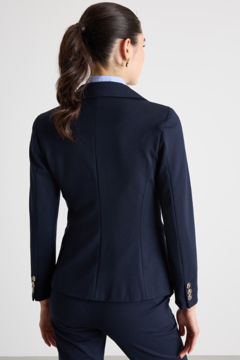 Blazer aderente in jersey