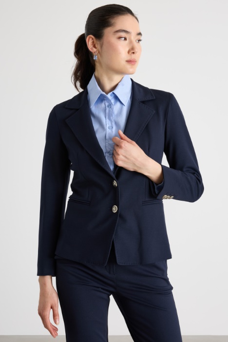 Slim-fit jersey blazer Intrend