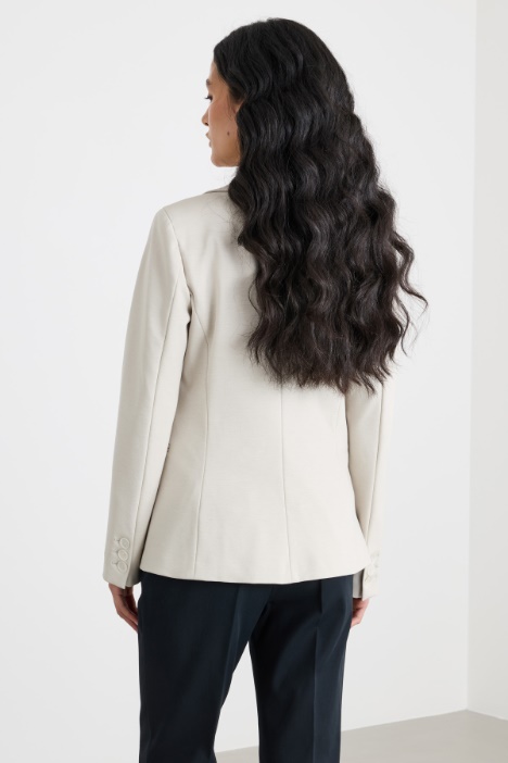 Blazer entallada de punto