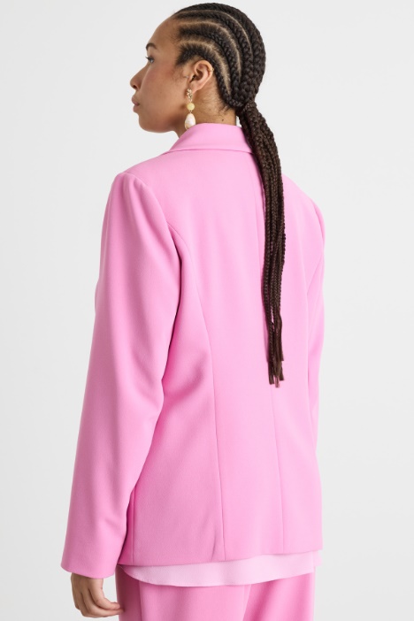 Blazer in jersey stretch