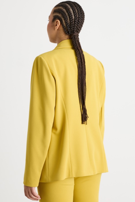 Blazer in jersey stretch